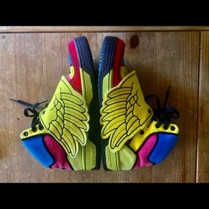 Jeremy Scott x Adidas JS Wings Rainbow Poppy Size 10